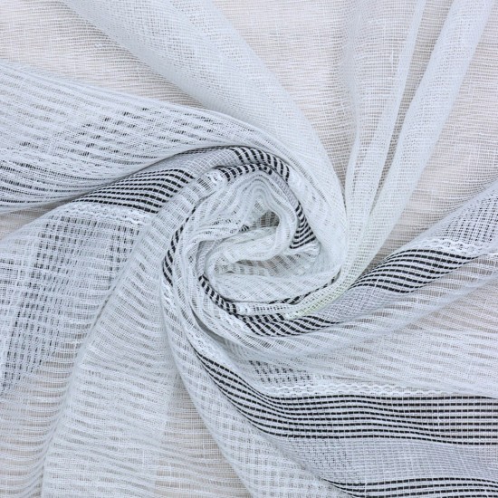 Lane 140x260 cm Wholesale Rustic Sewn Tulle Curtain Living and Bedroom Curtains 6 Models 100% Polyester